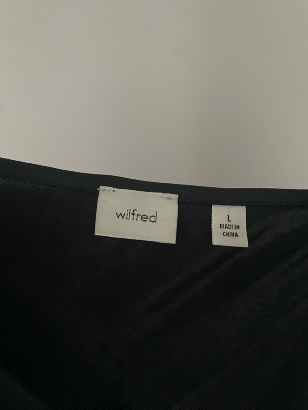 Wilfred Black Lace-Trim Slip Dress - Picture 4 of 4